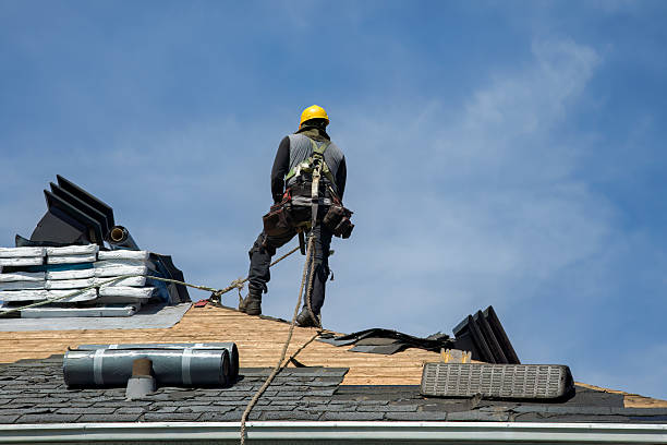 Professional Roofing technician working in O Brien, OR